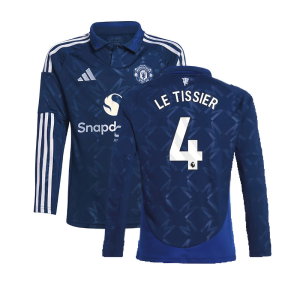 2024-2025 Man Utd Long Sleeve Away Shirt (Kids) (Le Tissier 4)