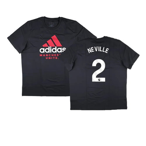 2024-2025 Man Utd Seasonal Graphic Tee (Night Grey) (Neville 2)