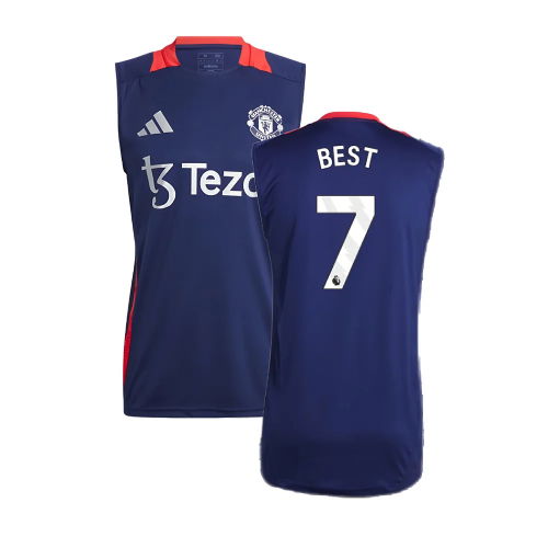2024-2025 Man Utd Sleeveless Jersey (Night Indigo) (Best 7)