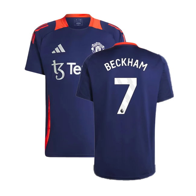 2024-2025 Man Utd Training Jersey (Night Indigo) (Beckham 7)