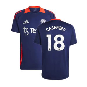 2024-2025 Man Utd Training Jersey (Night Indigo) (Casemiro 18)