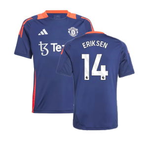 2024-2025 Man Utd Training Jersey (Night Indigo) - Kids (Eriksen 14)