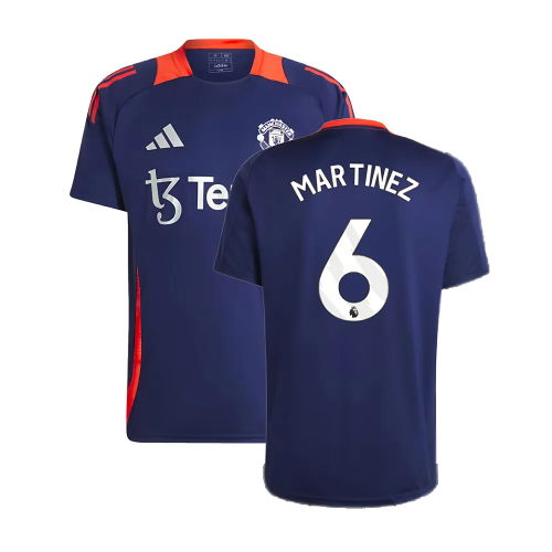 2024-2025 Man Utd Training Jersey (Night Indigo) (Martinez 6)