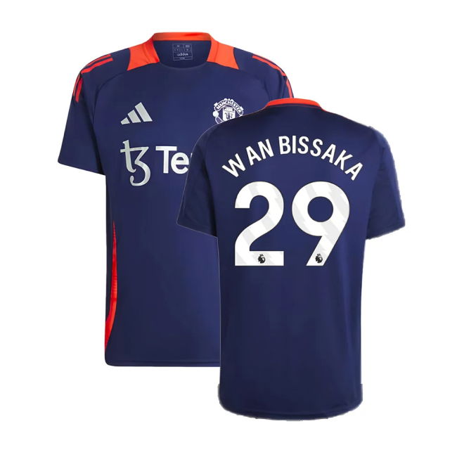 2024-2025 Man Utd Training Jersey (Night Indigo) (Wan Bissaka 29)