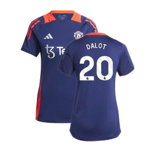 2024-2025 Man Utd Training Jersey (Night Indigo) - Womens (Dalot 20)