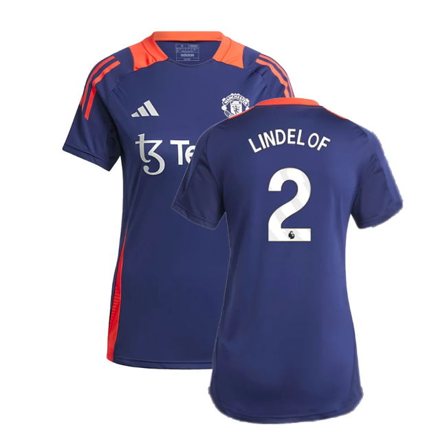 2024-2025 Man Utd Training Jersey (Night Indigo) - Womens (Lindelof 2)