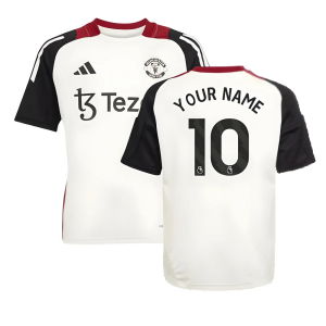 2024-2025 Man Utd Training Jersey (Off White) - Kids