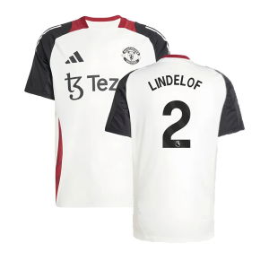 2024-2025 Man Utd Training Jersey (Off White) (Lindelof 2)
