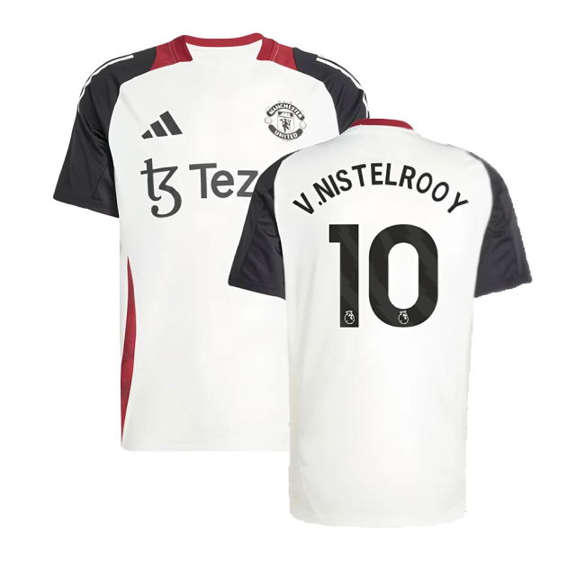 2024-2025 Man Utd Training Jersey (Off White) (V.Nistelrooy 10)