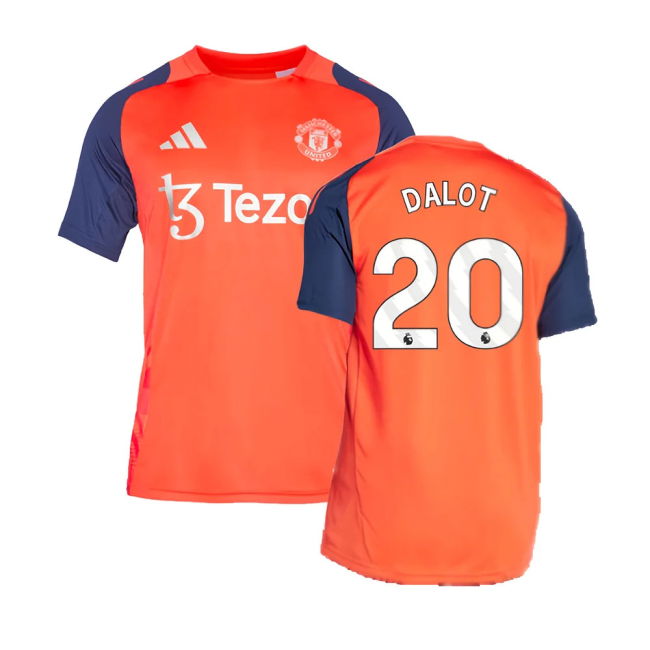 2024-2025 Man Utd Training Jersey (Red) (Dalot 20)