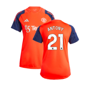 2024-2025 Man Utd Training Jersey (Red) - Womens (Antony 21)