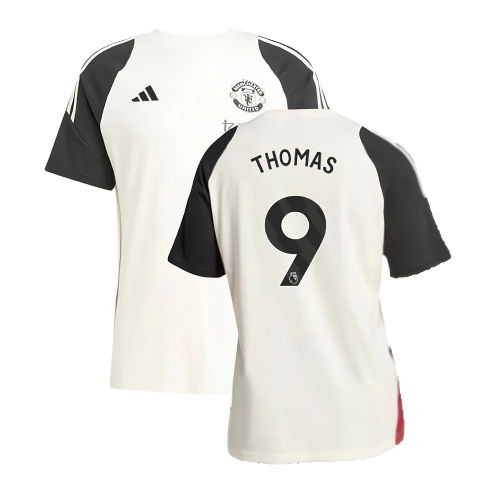 2024-2025 Man Utd Training Tee (Off White) (Thomas 9)