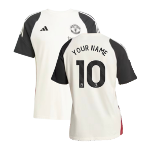 2024-2025 Man Utd Training Tee (Off White)