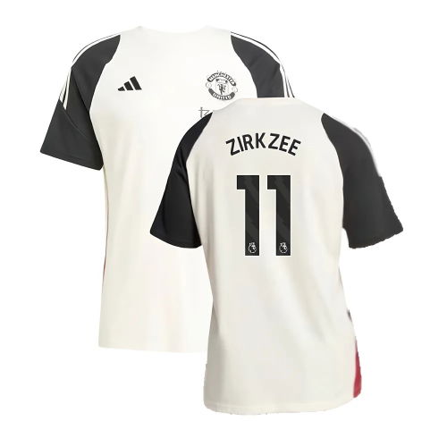 2024-2025 Man Utd Training Tee (Off White) (Zirkzee 11)