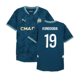 2024-2025 Marseille Away Authentic Shirt (Kondogbia 19)