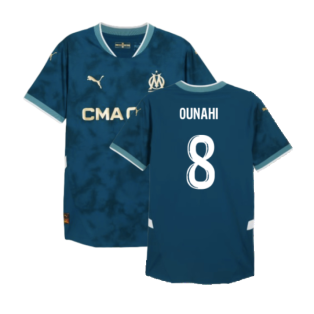 2024-2025 Marseille Away Authentic Shirt (Ounahi 8)