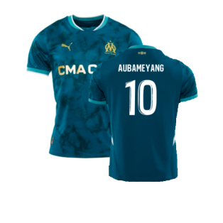 2024-2025 Marseille Away Shirt (Aubameyang 10)