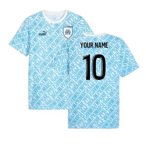 2024-2025 Marseille ftblCulture Tee AOP (Blue)