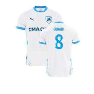 2024-2025 Marseille Home Authentic Shirt (Ounahi 8)