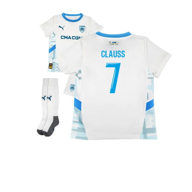 2024-2025 Marseille Home Mini Kit (Clauss 7)