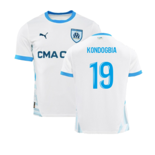 2024-2025 Marseille Home Shirt (Kids) (Kondogbia 19)