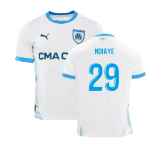 2024-2025 Marseille Home Shirt (Kids) (Ndiaye 29)