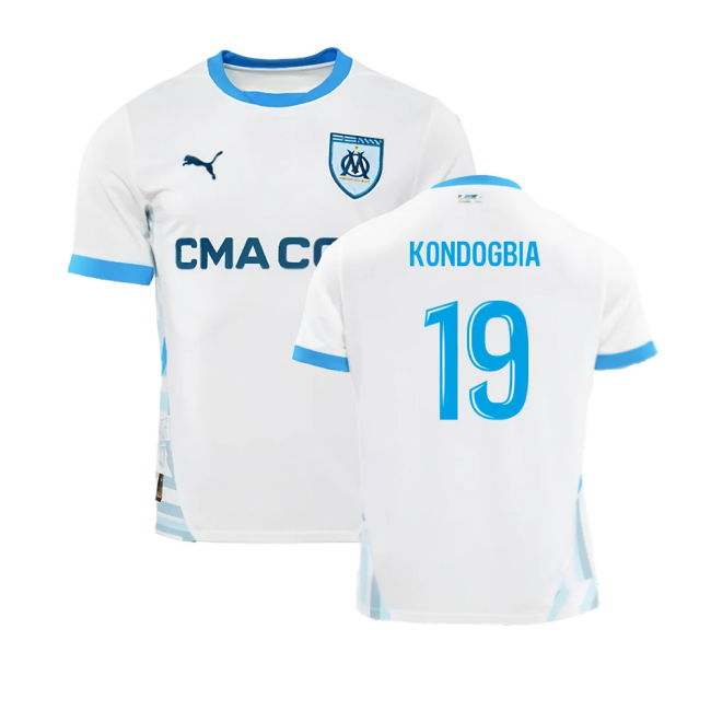 2024-2025 Marseille Home Shirt (Kondogbia 19)