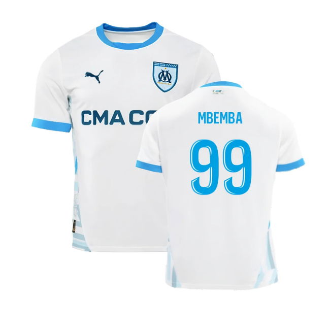 2024-2025 Marseille Home Shirt (Mbemba 99)