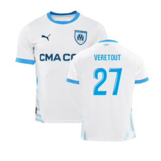 2024-2025 Marseille Home Shirt (Veretout 27)