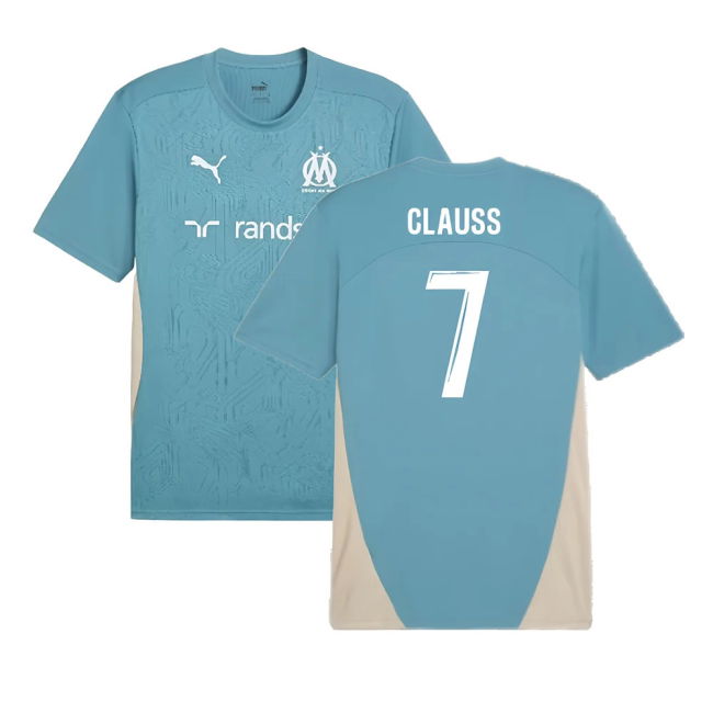 2024-2025 Marseille Training Shirt (Bold Blue) (Clauss 7)