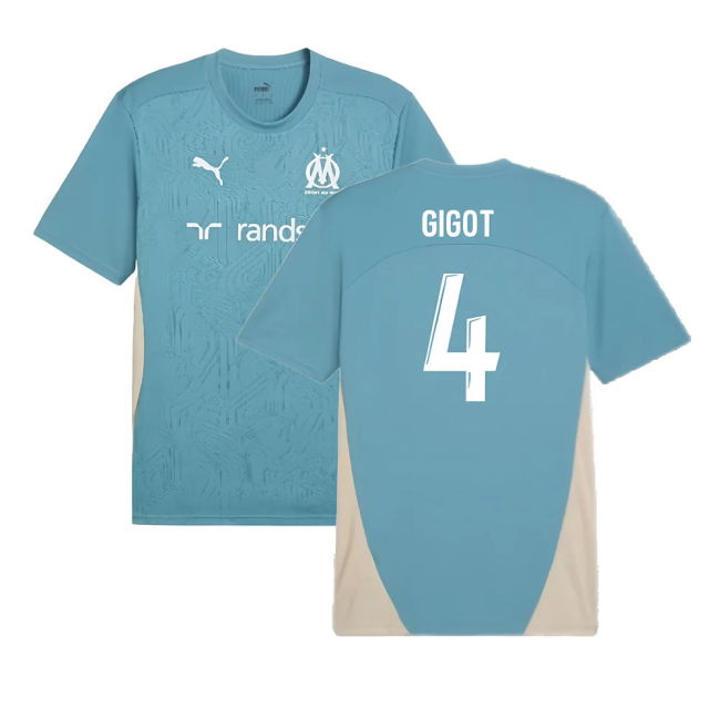 2024-2025 Marseille Training Shirt (Bold Blue) (Gigot 4)