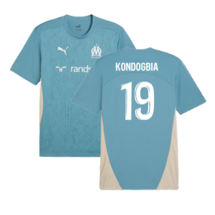 2024-2025 Marseille Training Shirt (Bold Blue) (Kondogbia 19)