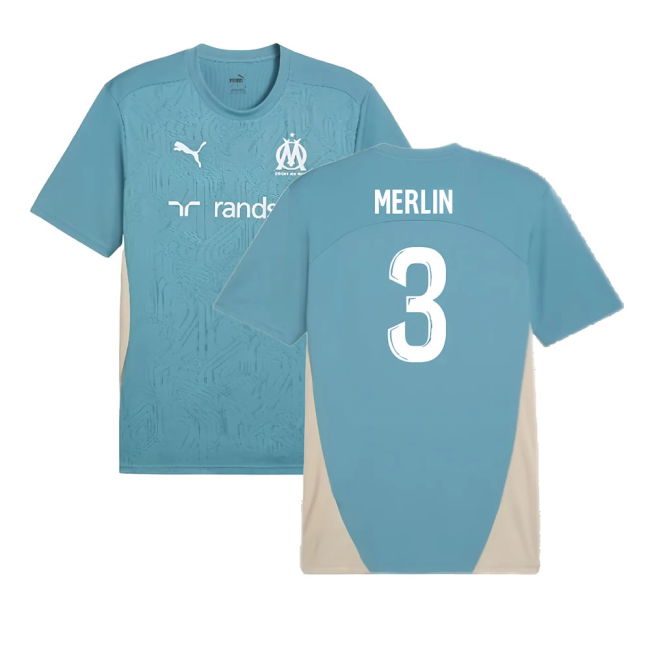 2024-2025 Marseille Training Shirt (Bold Blue) (Merlin 3)
