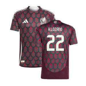 2024-2025 Mexico Authentic Home Shirt (H.LOZANO 22)