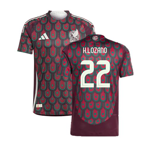 2024-2025 Mexico Authentic Home Shirt (H.LOZANO 22)