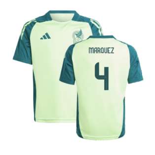 2024-2025 Mexico Training Jersey (Green) - Kids (MARQUEZ 4)