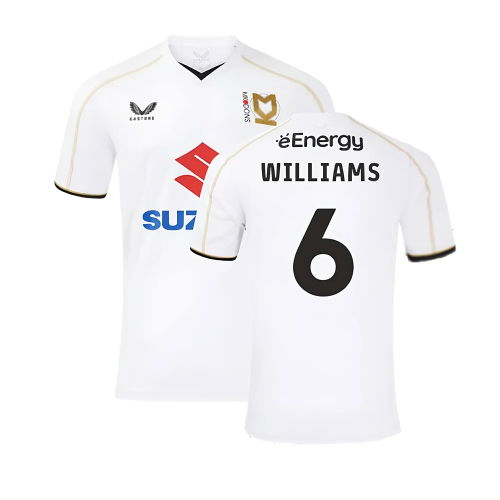 2024-2025 MK Dons Home Shirt (Williams 6)