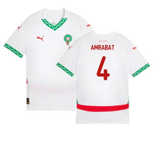 2024-2025 Morocco Away Shirt (Kids) (Amrabat 4)