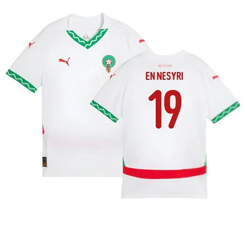 2024-2025 Morocco Away Shirt (Kids) (En Nesyri 19)