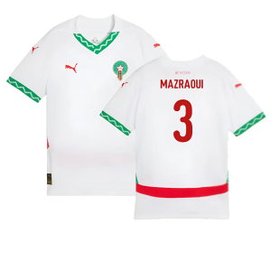 2024-2025 Morocco Away Shirt (Kids) (Mazraoui 3)