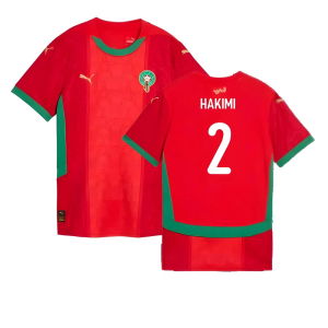 2024-2025 Morocco Home Shirt (Womens) (Hakimi 2)
