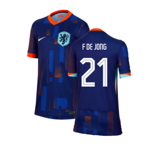 2024-2025 Netherlands Away Shirt (Kids) (F De Jong 21)
