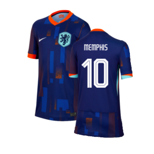 2024-2025 Netherlands Away Shirt (Kids) (Memphis 10)