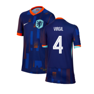 2024-2025 Netherlands Away Shirt (Kids) (Virgil 4)