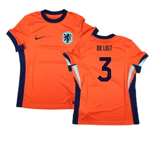 2024-2025 Netherlands Home Shirt (Womens) (De Ligt 3)