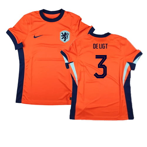 2024-2025 Netherlands Home Shirt (Womens) (De Ligt 3)