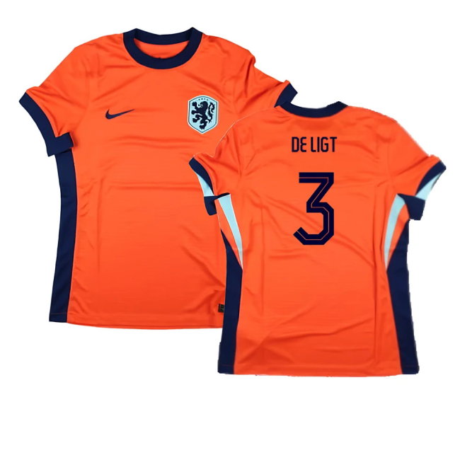 2024-2025 Netherlands Home Shirt (Womens) (De Ligt 3)