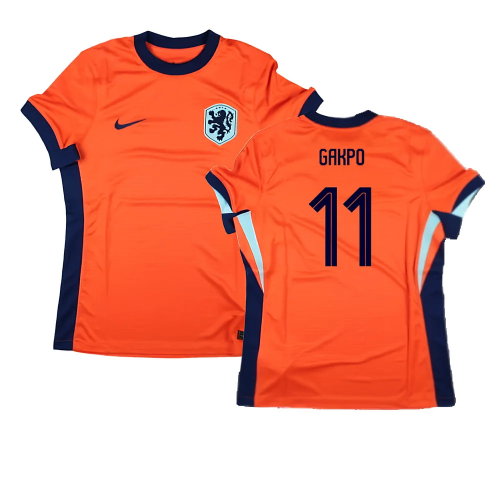 2024-2025 Netherlands Home Shirt (Womens) (Gakpo 11)