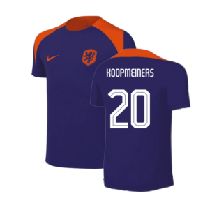 2024-2025 Netherlands Strike Training Shirt (Blue) - Kids (Koopmeiners 20)