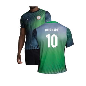 2024-2025 Nigeria Pre-Match Training Shirt (Cool Grey)
